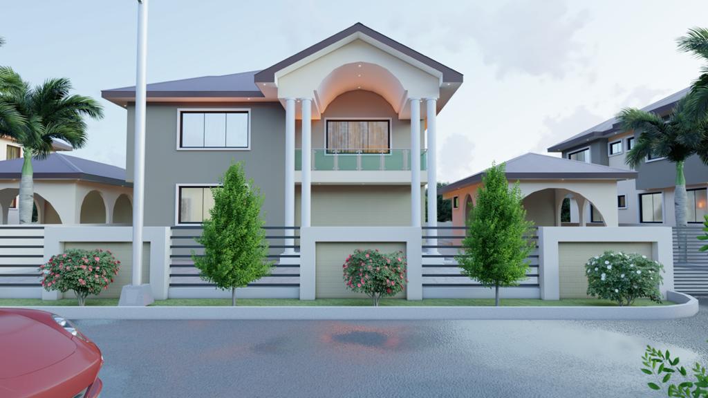 4 bedroom Detached Duplex with Outhouse